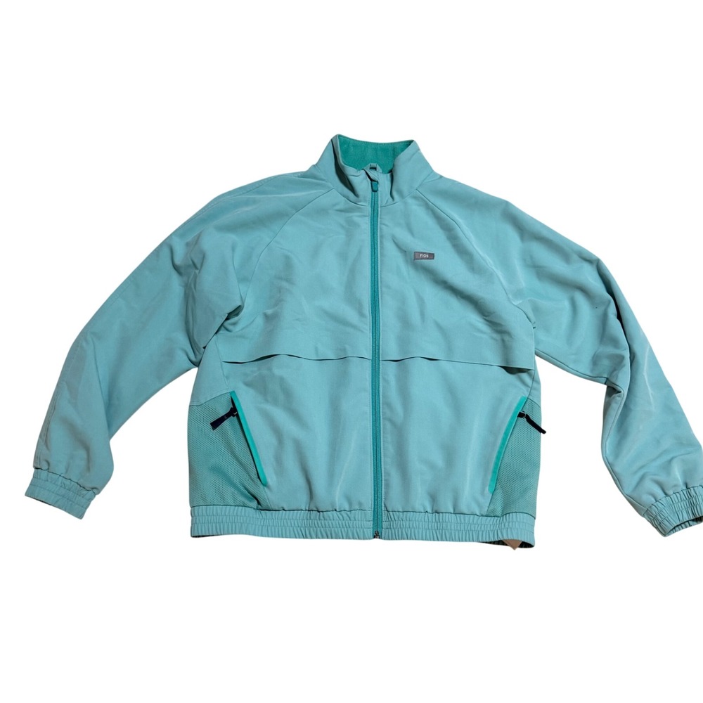 FIGS Sydney Scrub Jacket Contour Knit S Full Zip Scrub Jacket Nurse Workwear